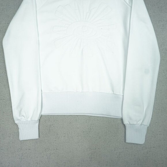 House of Errors White Tailor Thread House Of Errors Eye Embroidered Hoodie - Picture 5 of 11